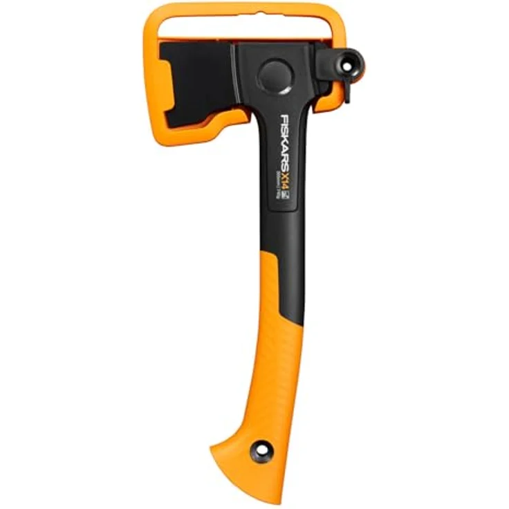 Fiskars X14, Axt + Beil mit spezieller Klingenschliff - Universalaxt, schwarz – Bild 2