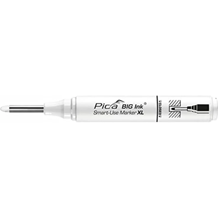 Pica BIG Ink Smart-Use Marker XL Weiß 170/52 Permanentmarker Tieflochmarker – Bild 2