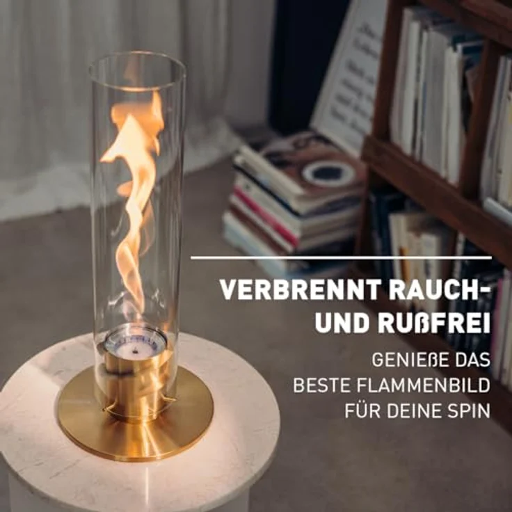 höfats - flüssig Bioethanol Spin 900 | 1200 - Rauch- und Rußfreies Ethanol - 6X 1 Liter Nachfüllflasche - Zubehör für Spin 900 & 1200 Tischfeuer, Tischkamin und Bio-Burner für Indoor und Outdoor – Bild 4