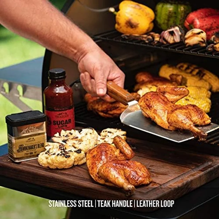 Traeger Grillwender Grillschaber, Edelstahl XXL – Bild 7