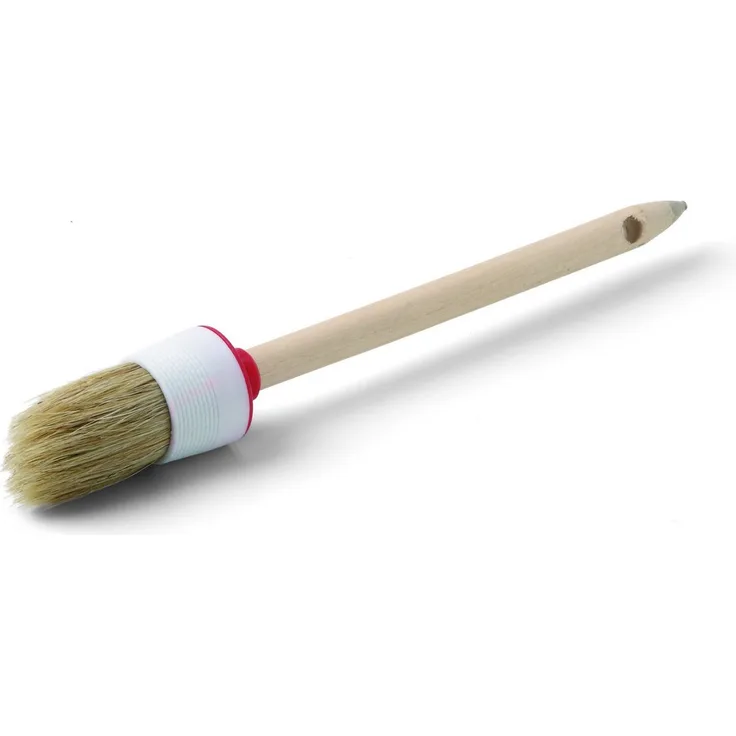 Pictolor Schuller YES Ringpinsel 25 mm, präziser Malerpinsel mit ergonomischem Holzgriff und hochwertigen Borsten für lösemittelhaltige Lacke