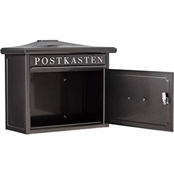BURG-WÄCHTER, Briefkasten mit Komfort-Tiefe, A4 Einwurf-Format, Verzinkter Stahl, Sylt 1883 E, Alteisen – Bild 4