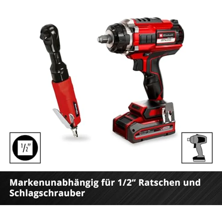 Einhell Impact Stecknuss-Set 32-teilig, schlagfeste Kraftbits und Stecknüsse aus CrMo-Stahl, ideal für KFZ-Bereich – Bild 11
