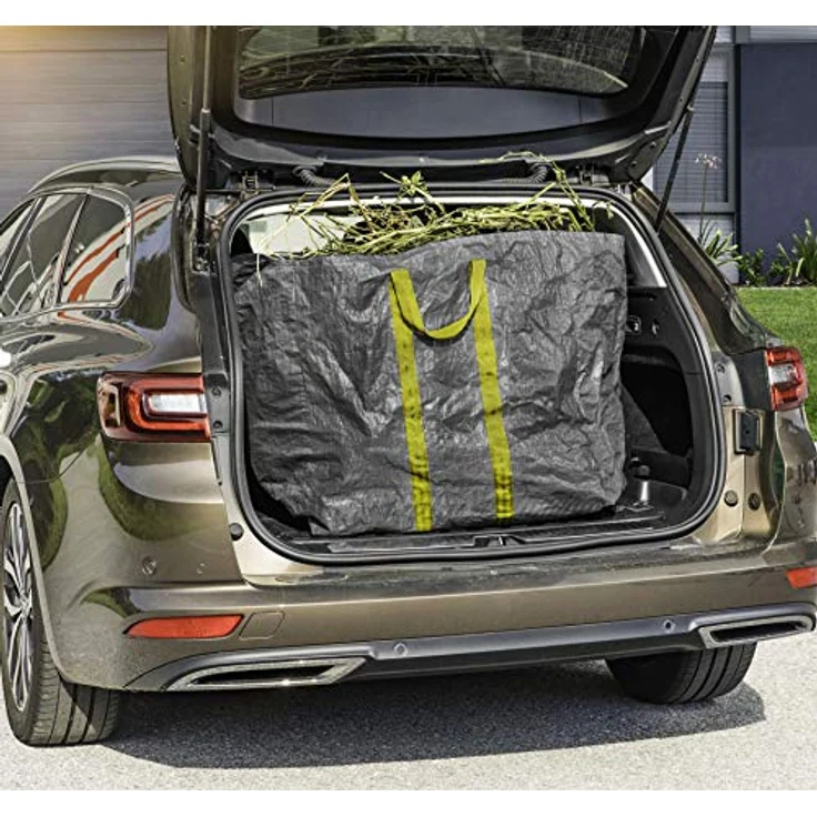 Windhager Gartenbag Cubus XL, Gartensack, Abfallsack, Laubsack Garten, Kompostsack, besonders robust und reißfest, 250L, 60 x 60 x 70cm, 150g/m², 07086 – Bild 3