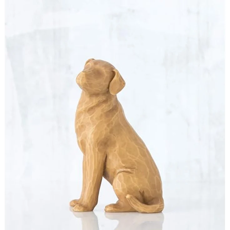Willow Tree Figur - Love my Dog - Hundefigur sitzend Hellbraun – Bild 5