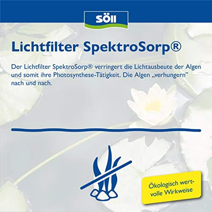 Söll Algenentferner 1 Liter Algosol für 20 Qbm Teichwasser – Bild 5