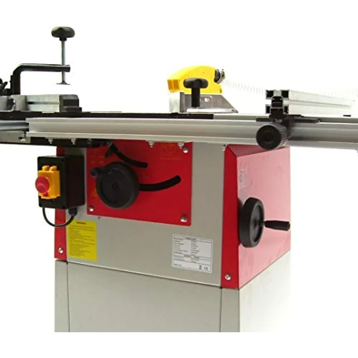 Apex Formatkreissäge TS200, vielseitige Tischkreissäge mit Graugusstisch, 1100W Motor, 60 mm Schnitthöhe, 55689 Formattisch - Preisvergleich – Bild 6