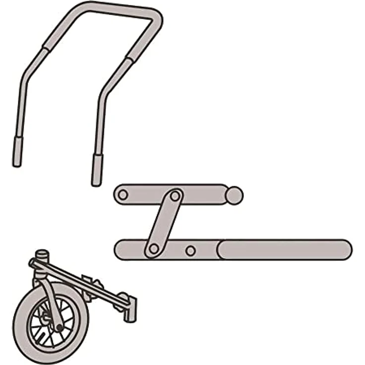 Nobby 62399 Jogger-Umbausatz für Anhänger 62397 – Bild 3