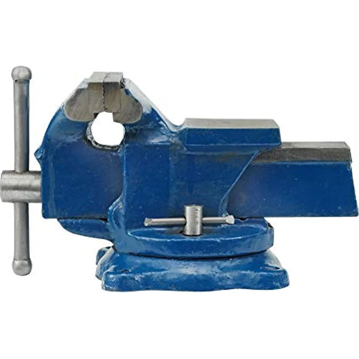 YATO BENCH VICE SWIVEL BASE 125MM, Zange in Blau aus Metall, 125mm Backenbreite – Bild 1