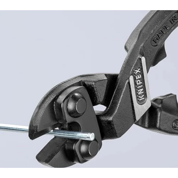 KNIPEX 71 41 200 CoBolt Kompakt-Bolzenschneider mit Kunststoff überzogen schwarz atramentiert 200 mm – Bild 3