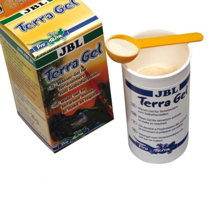 JBL TerraGel 71005 Wasser-Gel für Terrarien-Tiere, 30 g - Gesunde und sichere Trinkwasserversorgung, Gel-Konsistenz frei wählbar – Bild 2