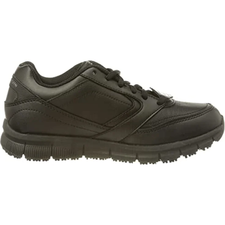 Skechers NAMPA WYOLA Berufsschuh Schnürschuh für Gastronomie,Pflege mit komfortabler Innensohle, schwarz – Bild 6