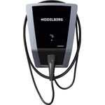 Amperfied Elektroauto Ladestation Heidelberg Wallbox Solar Business, 11 kW, 5m Kabel, RFID-Autorisierung, blau