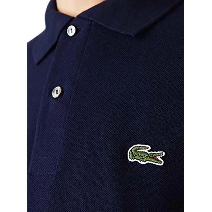 Lacoste Poloshirt 100% Baumwolle, Nachtblau, Größe L – Bild 4