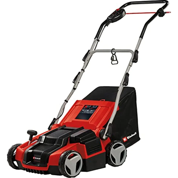 Einhell Elektro-Vertikutierer-Lüfter GE-SA 1435/1 (1,4 kW, 35 cm Arbeitsbreite, 4-stufige Arbeitstiefeneinstellung, 28 L Fangsack) – Bild 1