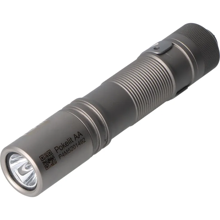 AceBeam Pokelit AA, 10th Anniversary Edition, Taschenlampe mit 500 Lumen, Titan-Gehäuse und Jubiläumsgravur