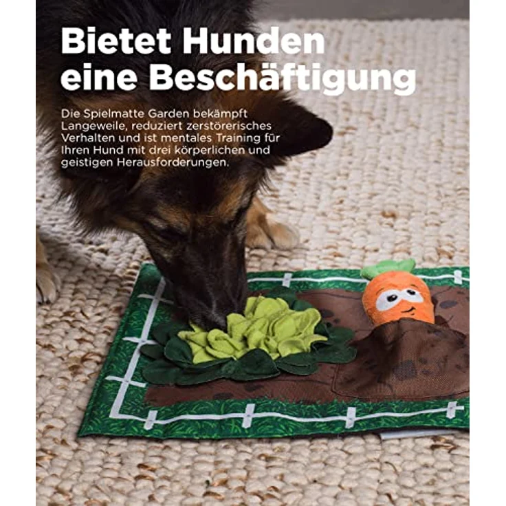 Outward Hound Nina Ottosson Activity Matz Garden Game - Spielmatte für Hunde - plüschig & unterhaltsam – Bild 2
