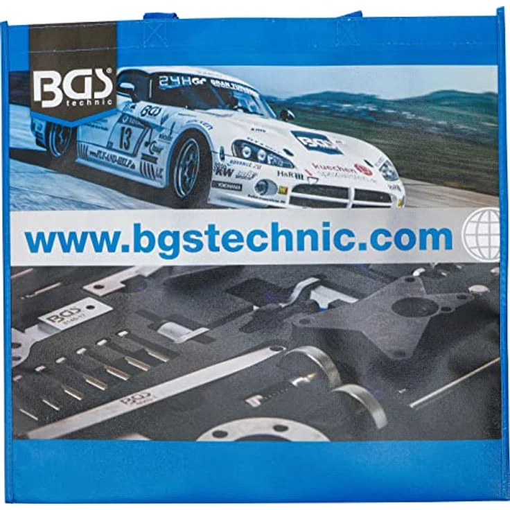 BGS TECHNIC Tragetasche XL, Werkzeugtasche aus starkem Material mit hohen Tragkraft, 46x44x25cm – Bild 4
