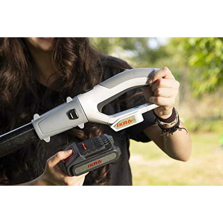 IKRA Akku Teleskop Heckenschere ICPH 2040, mit 2 Akkus 20V (2,0 & 2,5 Ah), Schnelllader, Gurt und 40 cm Schnittlänge – Bild 18