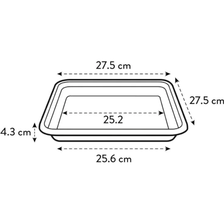 elho Loft Urban Untersetzer Eckig 28 - Blumentopf Untersetzer für Außen - Ø 27.5 x H 3.8 cm - Recyceltes Plastik - Braun/Terra – Bild 3