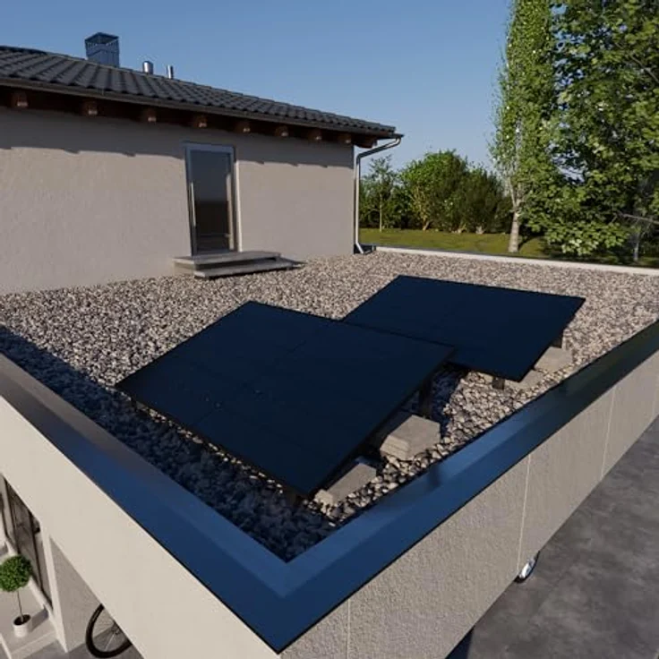 Kleines Kraftwerk Duo XL 1000Wp Balkonkraftwerk, 800W Wechselrichter mit WiFi & Bluetooth, 2×500W bifaziale Solarmodule, 15 m Kabel – Bild 8