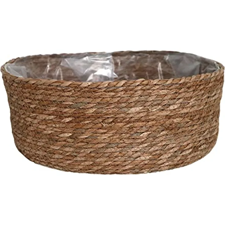 Grafelstein Pflanzschale Season braun D40cm aus Pflanzenfaser Pflanzkorb - Gross