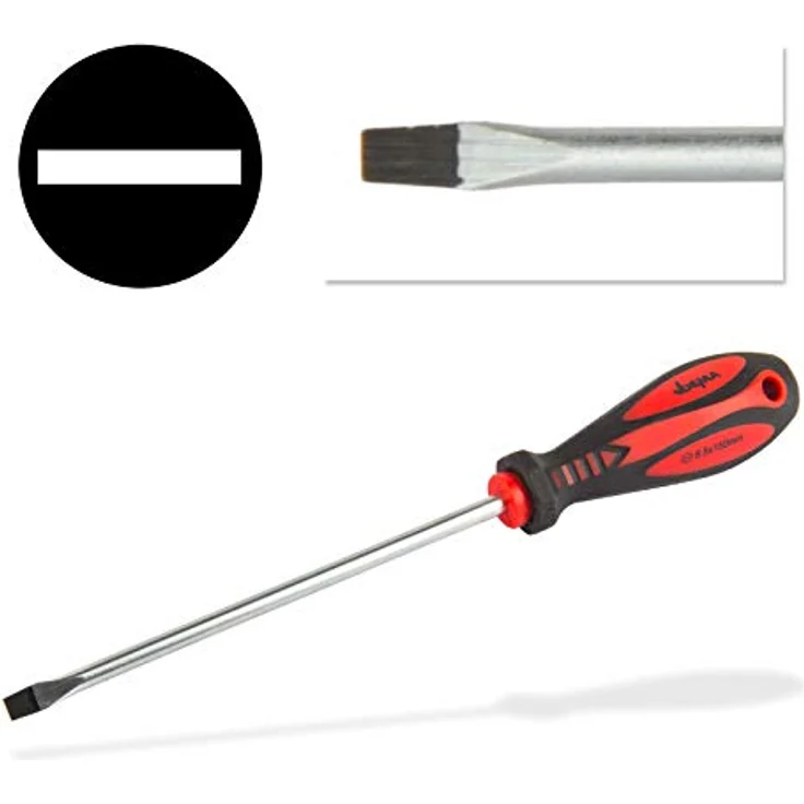 Schlitzschraubendreher Schlitzschraubenzieher Schraubenzieher 6,5x150 magnetisch – Bild 2
