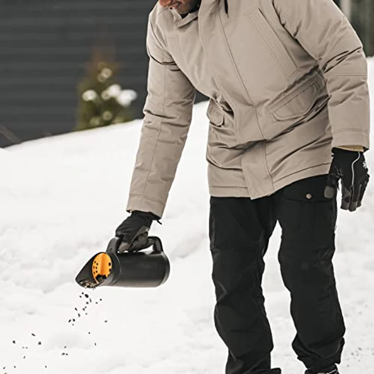 Fiskars Winter Garten-Arbeitshandschuhe , Größe 10, Schwarz-Orange, 1015447 – Bild 5