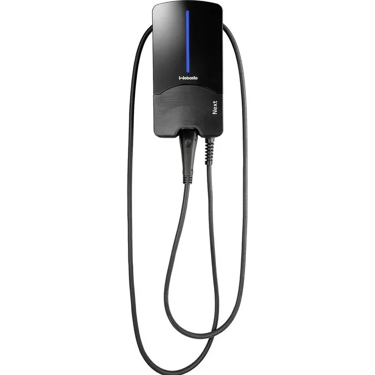 Webasto Elektroauto Ladestation SOD AC Next (Typ 2, 22 kW, 32 A) - Integriertes Typ-2-Ladekabel, 7,0 m Kabellänge, Webasto ChargeConnect Backend