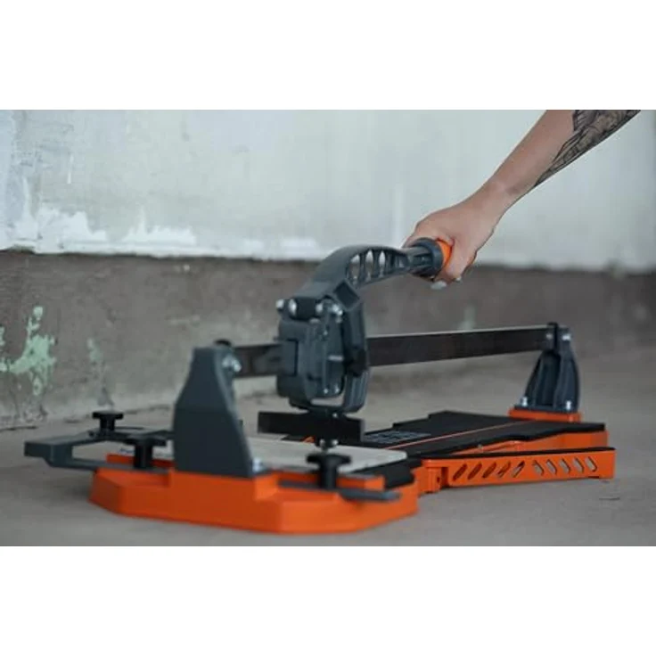 Cross Tools 68659 CUT 730 manueller Fliesenschneider, schwarz-orange – Bild 12