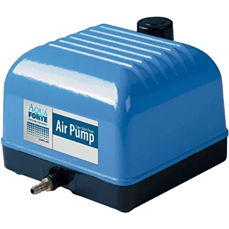 Aqua Forte Hi-Flow Luftpumpe V30FFP, 17 l/min (bei 1,2 m), 24,5x20x20,5 cm, blau – Bild 2