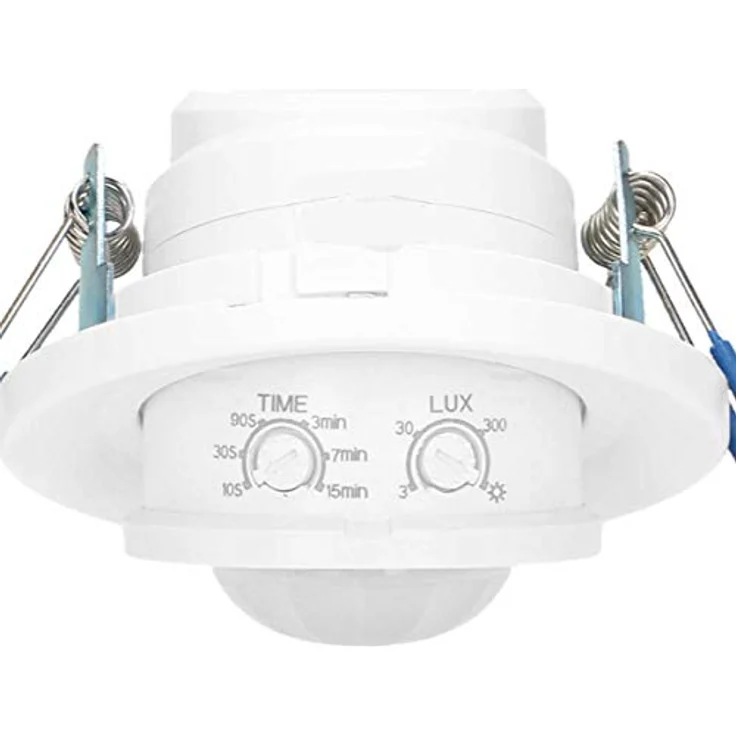world-trading-net Bewegungsmelder 360° Infrarot Decken-Einbau, weiß, max. 800W, IP20, Unterputz – Bild 2