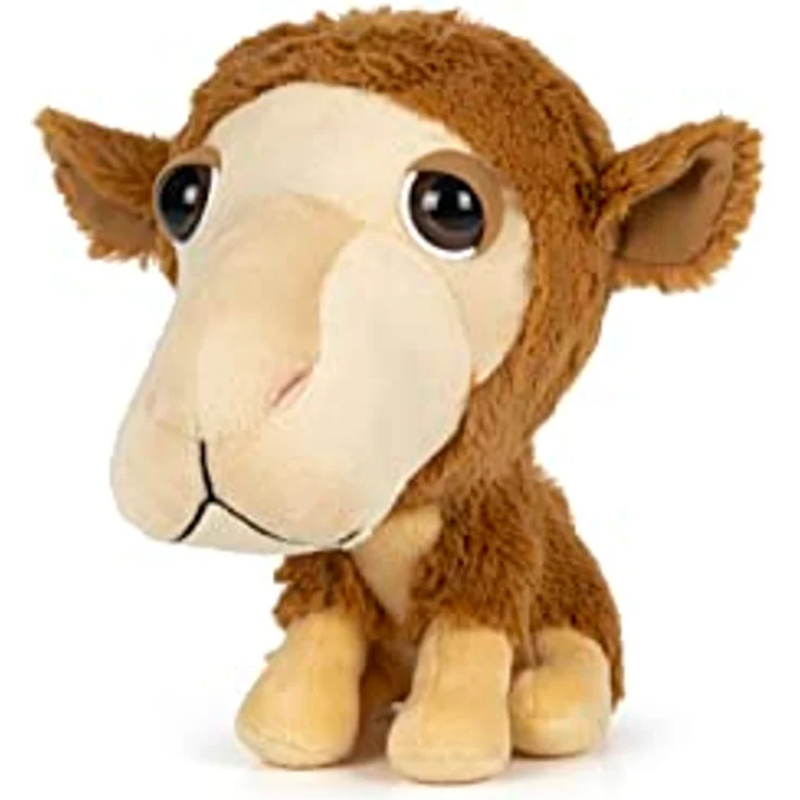 BEMIRO Tierkuscheltier Big Headz Kamel Plüschtier - ca. 21 cm, süße Kunststoffaugen, kuschelig weiches Plüsch - Preisvergleich – Bild 2