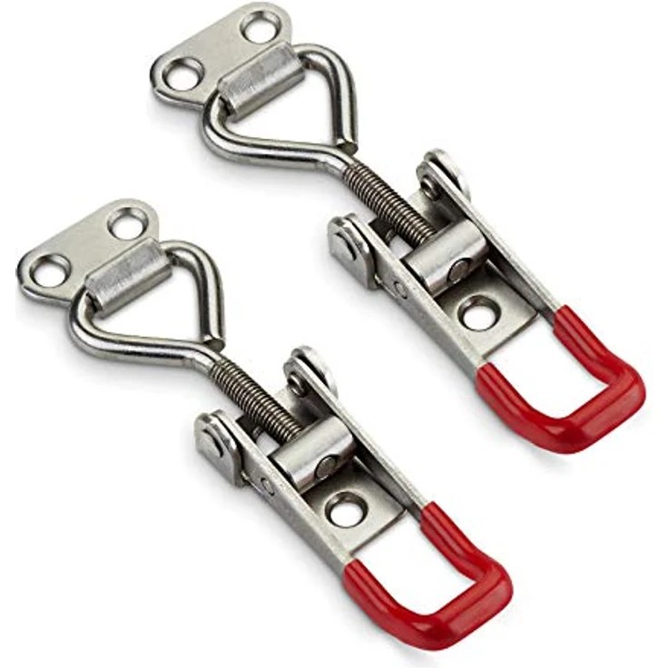 2er Set JUNKER Spannverschluss M5 (Haltekraft 165kg) Edelstahl SS304 verstellbarer Schnellspanner – Bild 1