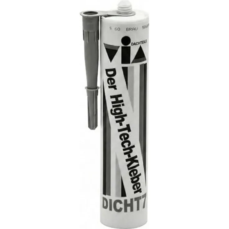 ZAMBELLI Universal Klebe- und Dichtstoff "DICHT7", 310 ml, grau, für Kunststoff, Metall, Holz und Glas, geruchslos, UV- und witterungsbeständig