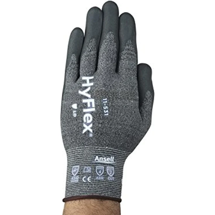 Ansell ActivArmr® RIG0011Y, Elektrikerschutzhandschuh Gr. 9, gelb, flexibles Naturgummilatex, Lichtbogenüberschlagschutz, EN61482-1-2 zertifiziert – Bild 2
