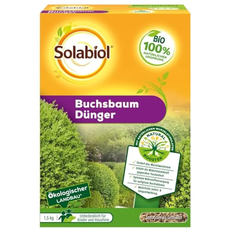 SBM Solabiol Buchsbaum Dünger, 1,5 kg – Bild 1