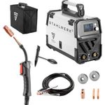 STAHLWERK Fülldrahtschweißgerät FLUX 160 ST Digital mit 160 A, 40 - 160 A, Packung, synergischem Drahtvorschub, Lift TIG und MMA Funktion, in blau - Preisvergleich