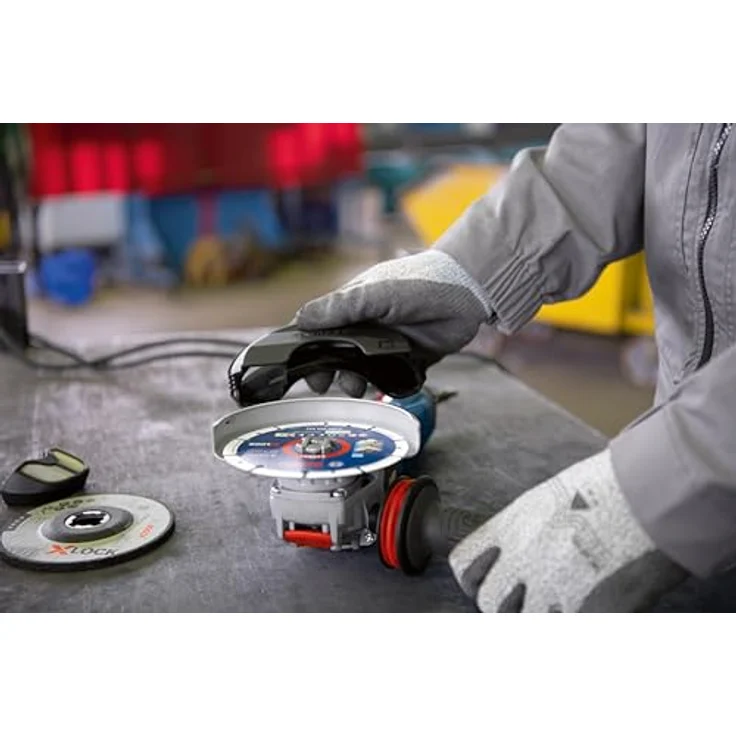 Bosch Schutzkombinationshaube zum Schneiden, Kunststoff, Ø 115 mm, für Winkelschleifer GWS 5-100 bis GWS 18-125 V-LI – Bild 4