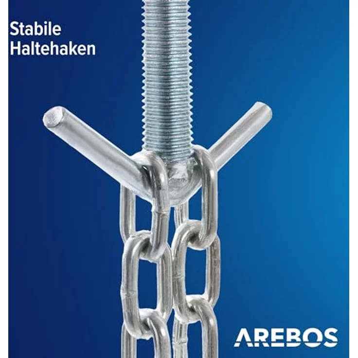 AREBOS Motorbrücke Kotflügeltraverse 500 kg Rot, Getriebehalter, Motorheber, Wagenheber – Bild 7
