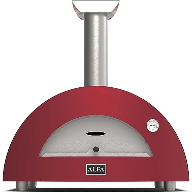 Alfa Forni Moderno 2, Pizzaofen Holz, kompakt mit Heat Genius-Technologie für perfekte Pizzen
