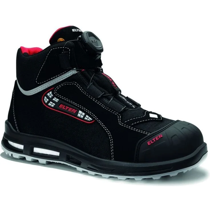 ELTEN SANDER XXT Pro BOA® ESD S3 Arbeitsschuh (1-tlg), Sicherheitsstiefel in hydrophobierter Mikrofaser, schwarz – Bild 1