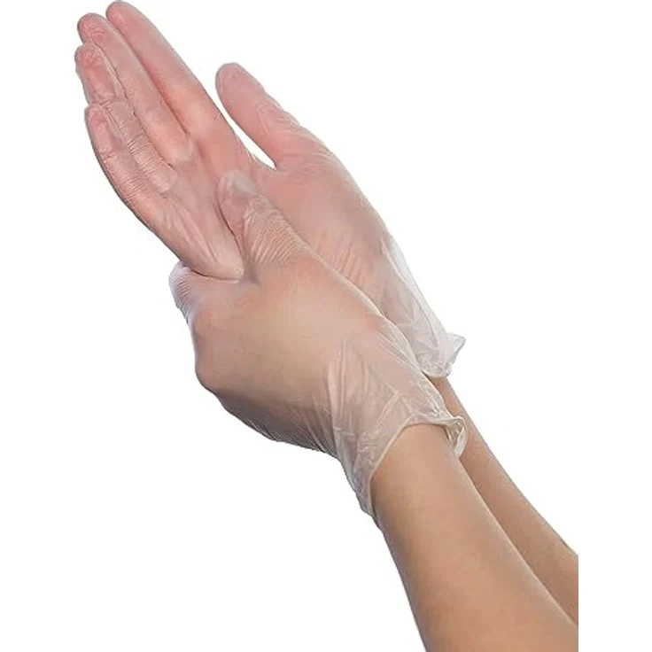 Einmalhandschuhe Vinyl 45PLUS transparent, Größe S, 100-er Pack – Bild 5