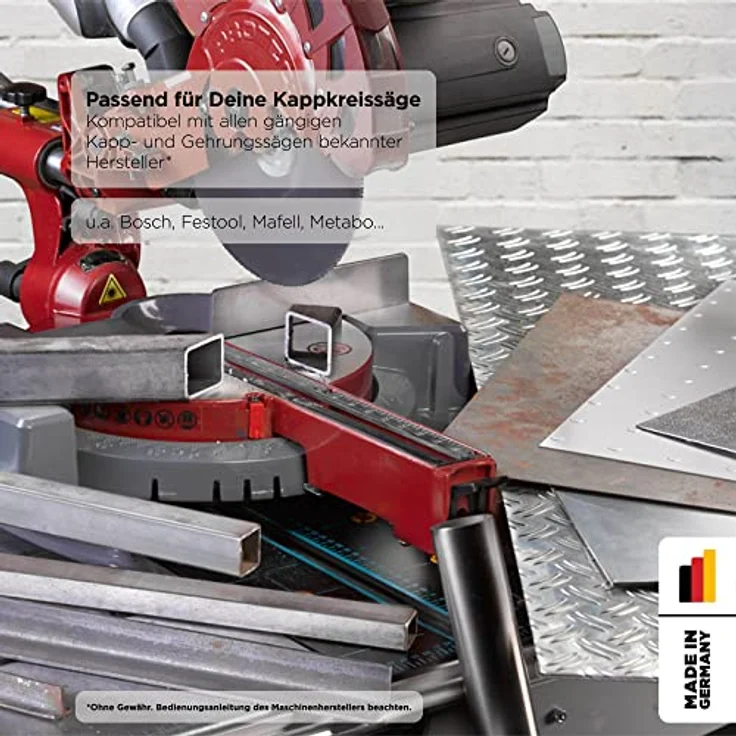 kwb Kreissägeblatt 205 x 18 mm, Made in Germany, sehr feine Schnitte, für Holzpaneele, Profilholz und Weichholz – Bild 5