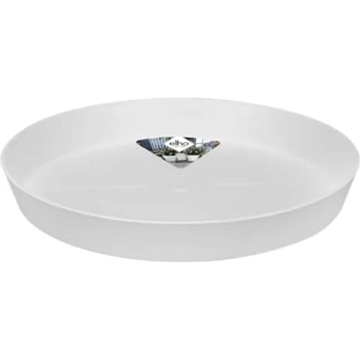 Elho Loft Urban Untersetzer Rund 30 - Weiss - Draußen - Ø 30.3 x H 4 cm – Bild 2