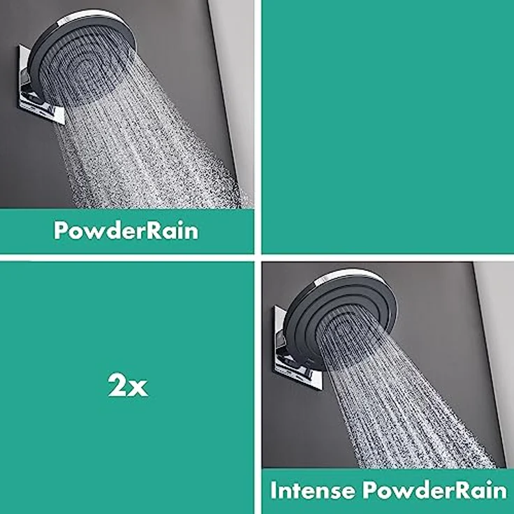 hansgrohe Duschbrause HG Kopfbrause PULSIFY 260 2jet chrom 2 Strahlarten EcoSmart Version 9 l/min – Bild 4