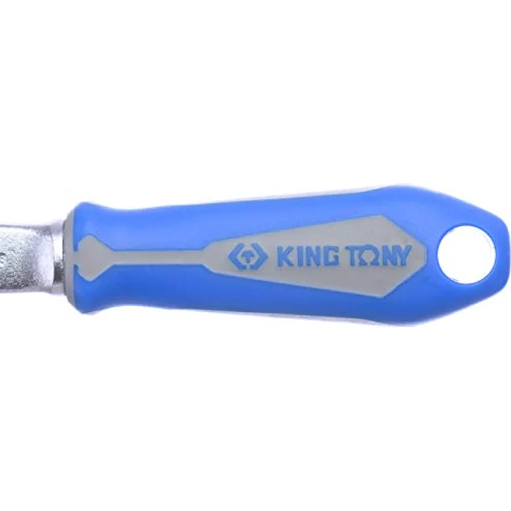 King Tony 1/4" Drehmomentschlüssel, 140mm Ratsche mit 24 Zähnen und Gummigriff, verchromt – Bild 4