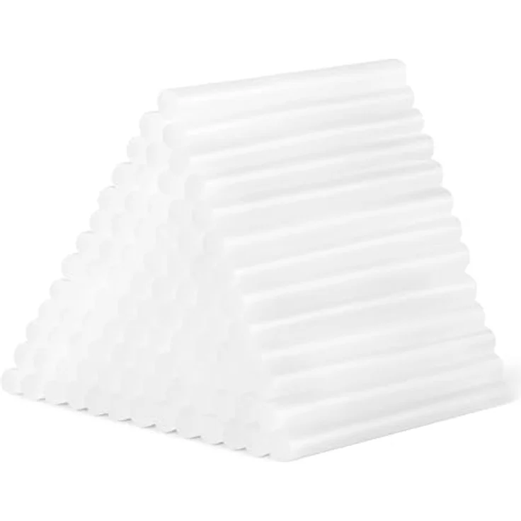 Amazon Basics Heißklebestifte, Mini-Größe (10,2 x 0,7 cm), 100er-Pack, transparent, kompatibel mit Heißklebepistolen – Bild 1
