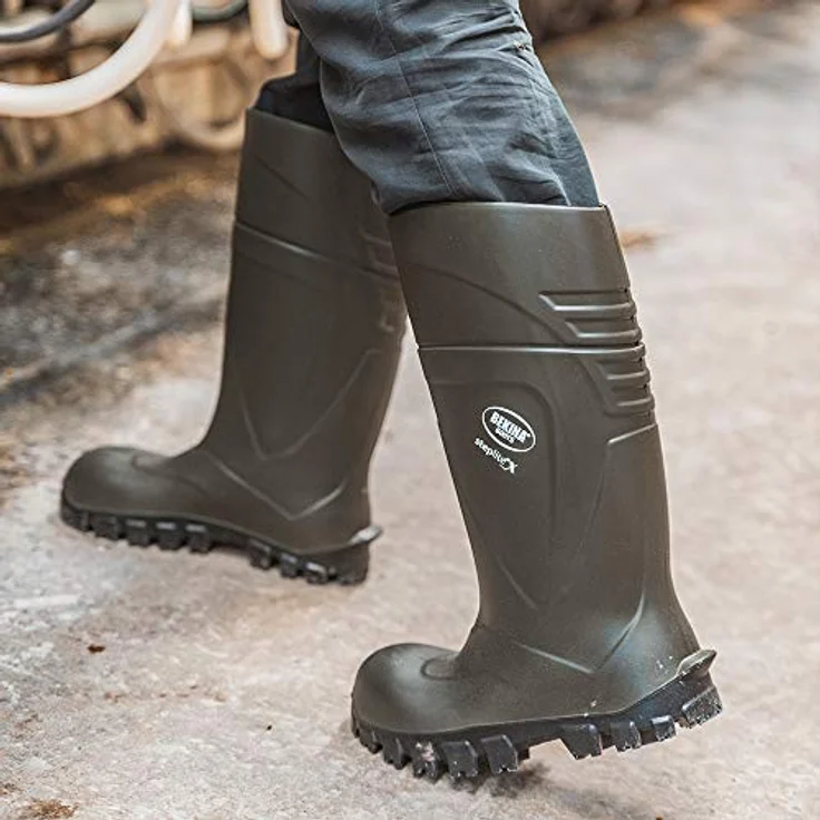 Bekina Sicherheitsstiefel S5 StepliteX Solidgrip, federleichte Polyurethan-Stiefel mit rutschhemmender Sohle und Kälteisolierung bis -30 °C – Bild 2