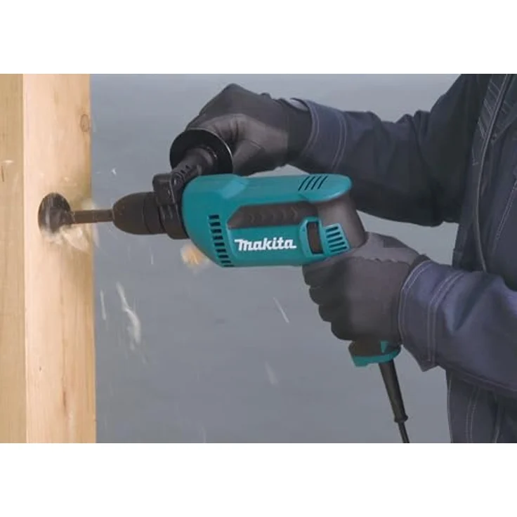 Makita DP4021, 630 W Bohrmaschine mit variabler Drehzahl und Schnellspannfutter (1,5mm - 13mm) für Stahl und Holz – Bild 6